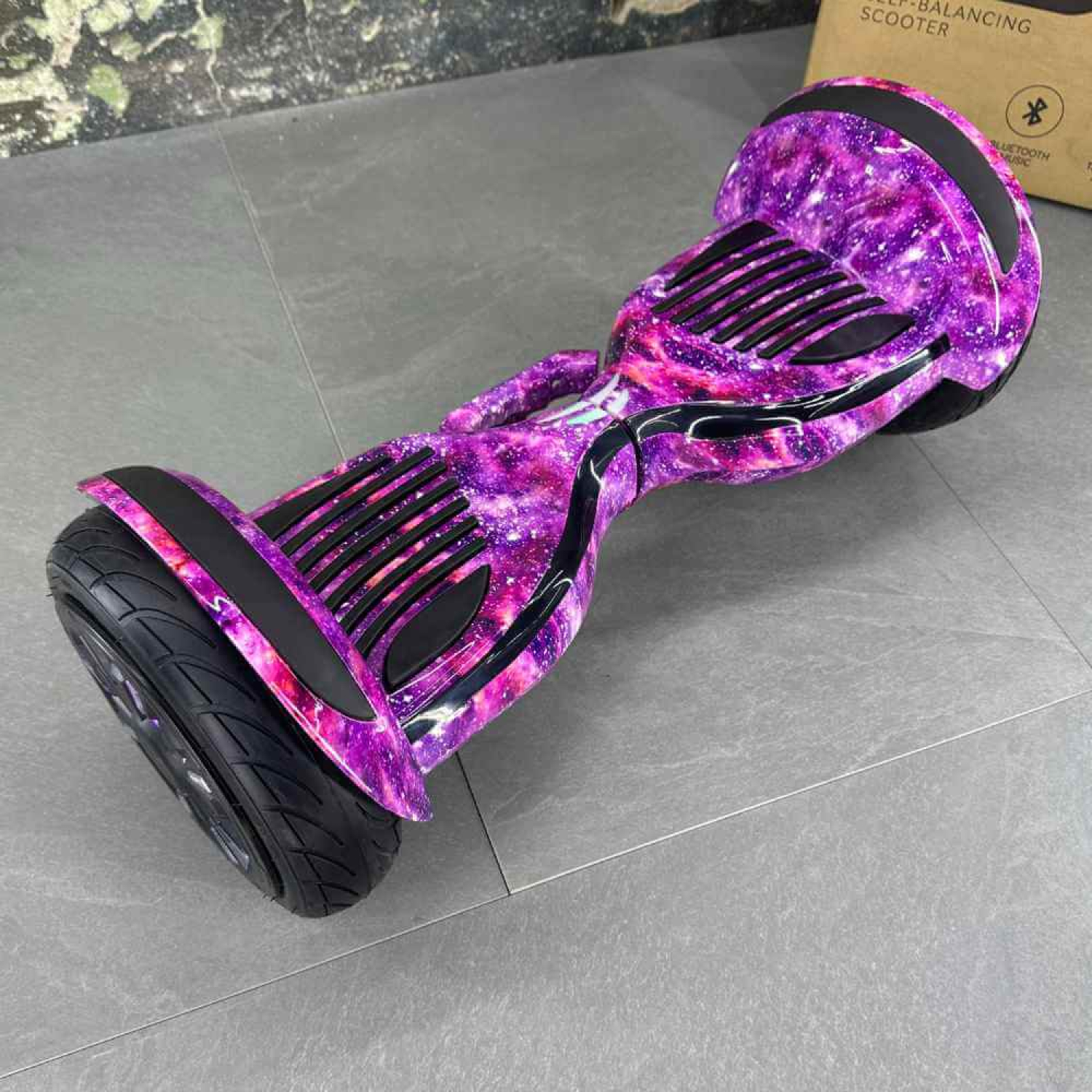 Гироборд Гироскутер МОДЕЛЬ 2024 SMART BALANCE U10 Turbo10.5 '' Фиолетовый космос , Фото 1