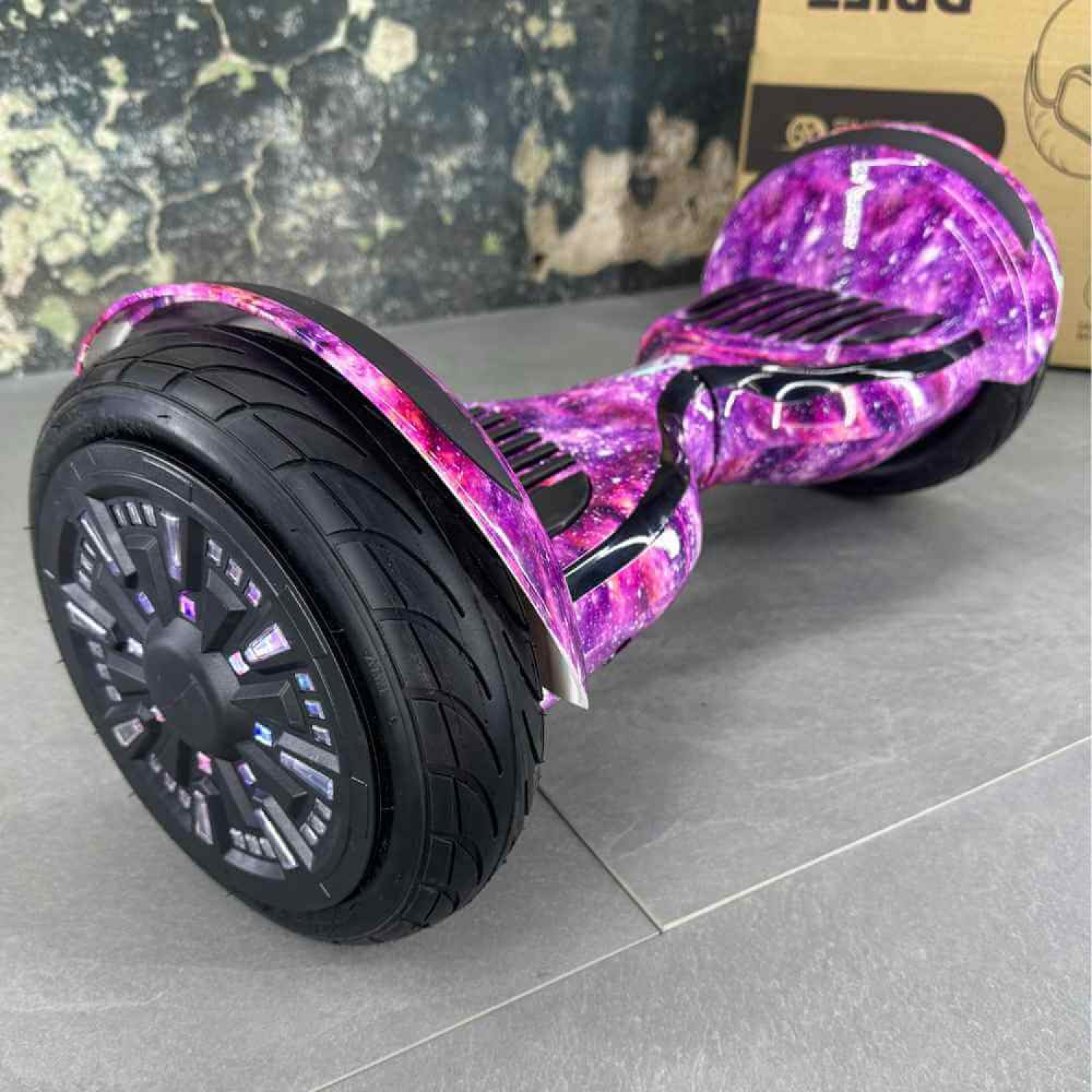 Гироборд Гироскутер МОДЕЛЬ 2024 SMART BALANCE U10 Turbo10.5 '' Фиолетовый космос , Фото 3