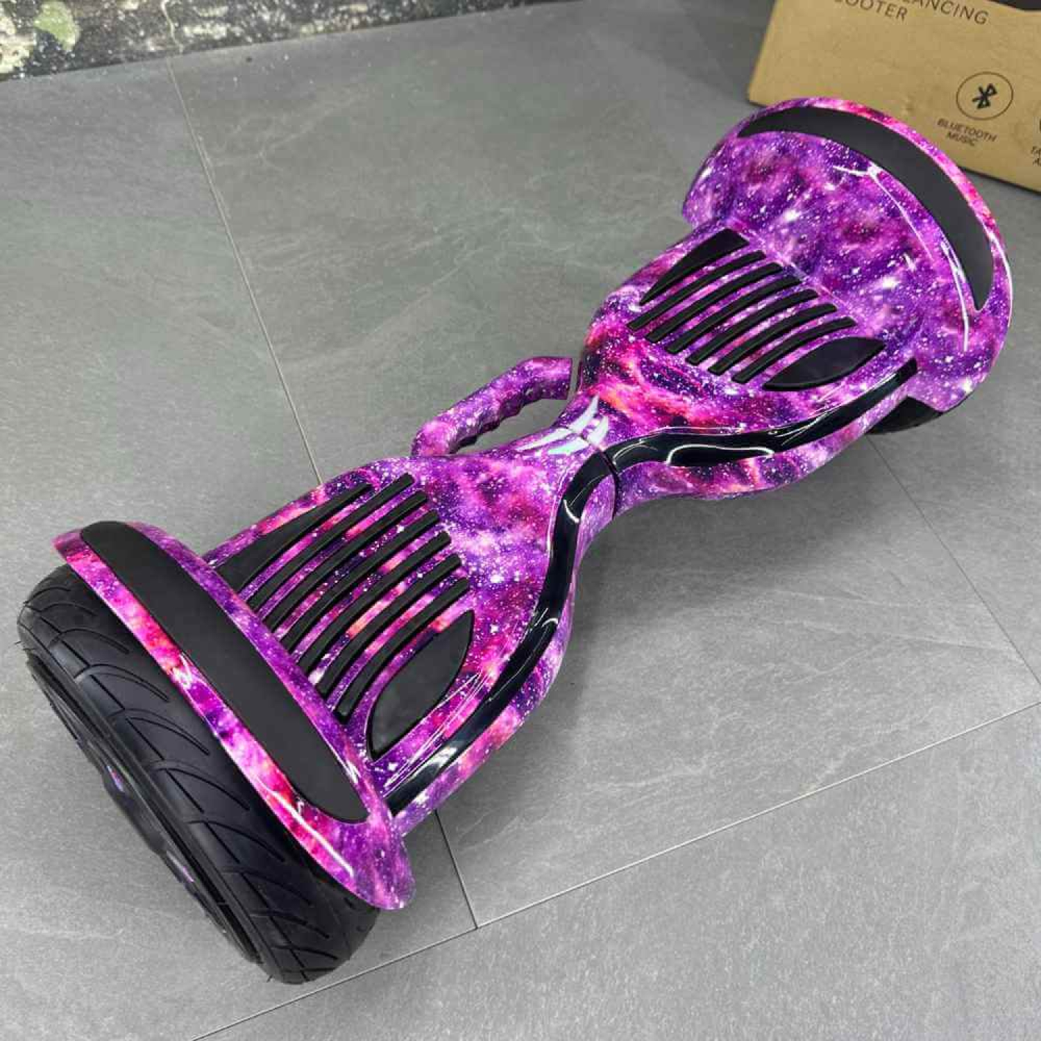 Гироборд Гироскутер МОДЕЛЬ 2024 SMART BALANCE U10 Turbo10.5 '' Фиолетовый космос , Фото 4