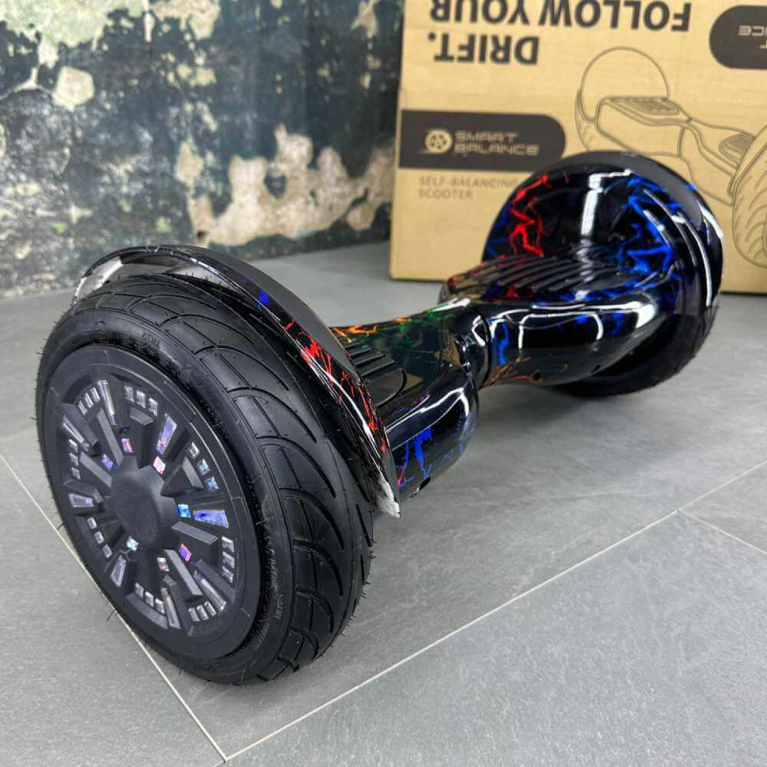 Гироборд Гироскутер МОДЕЛЬ 2024 SMART BALANCE U10 Turbo10.5 '' Цветная Молния , Фото 1