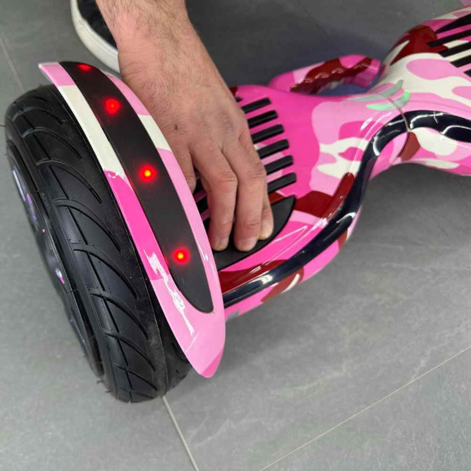 Гироборд Гироскутер МОДЕЛЬ 2024 SMART BALANCE U10 Turbo10.5 '' Розовый Камуфляж, Фото 3