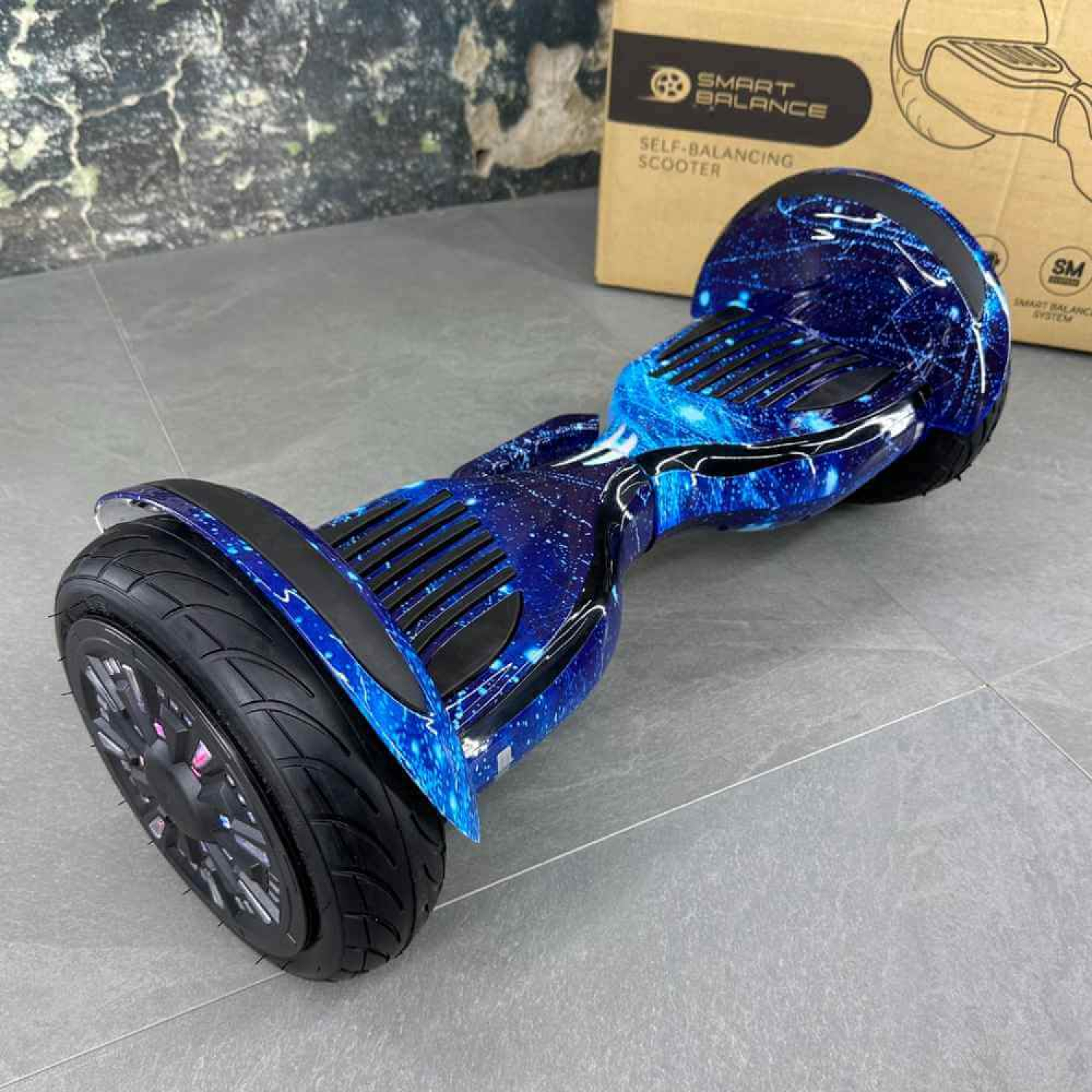 Гироборд Гироскутер МОДЕЛЬ 2025 SMART BALANCE U10 Turbo10.5 '' Синий Космос , Фото 3