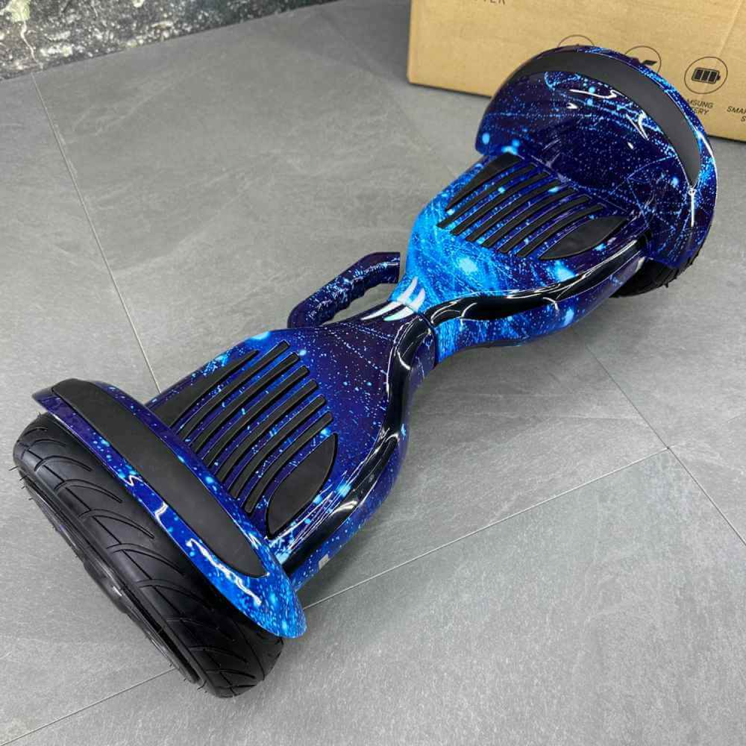 Гироборд Гироскутер МОДЕЛЬ 2025 SMART BALANCE U10 Turbo10.5 '' Синий Космос , Фото 1