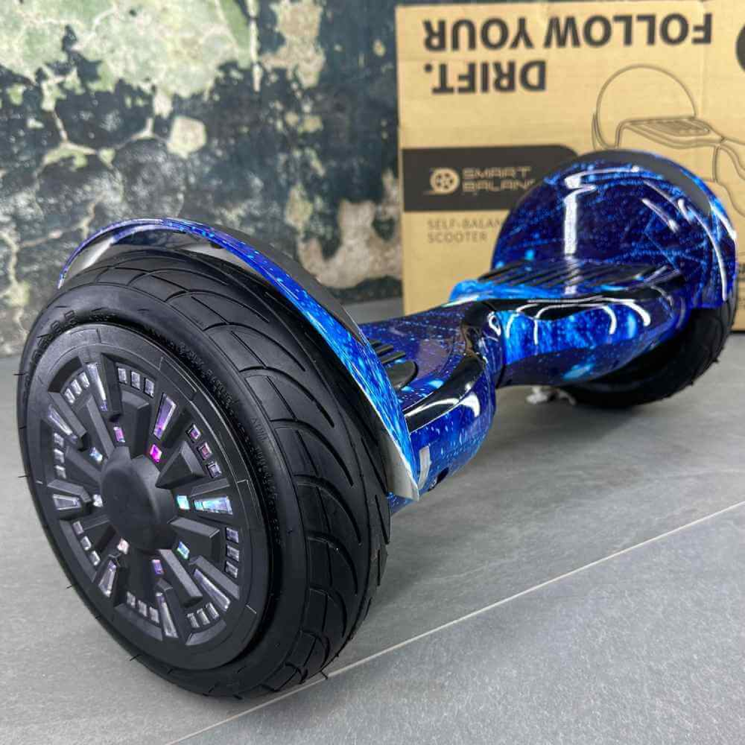 Гироборд Гироскутер МОДЕЛЬ 2025 SMART BALANCE U10 Turbo10.5 '' Синий Космос , Фото 2