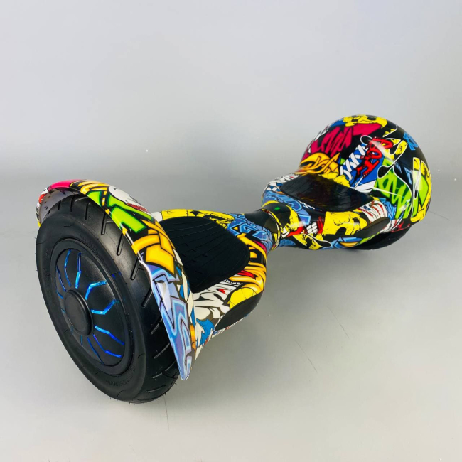 Гироборд Smart Balance 10 дюймов Желтый граффити, Фото 1