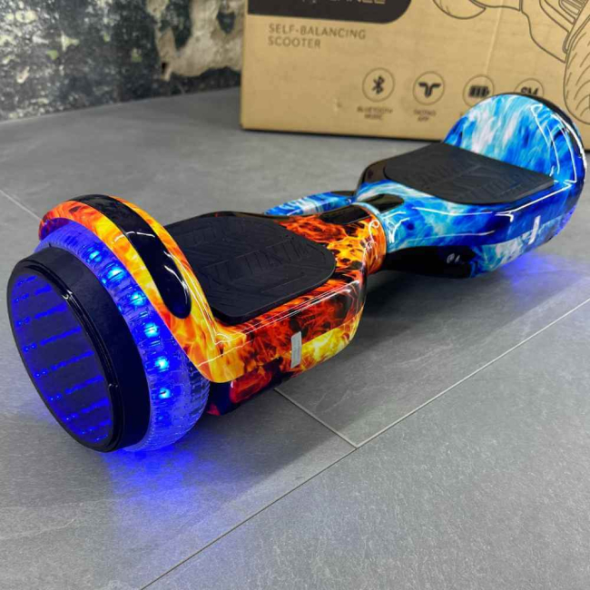 Гироборд Гироскутер SMART BALANCE U6 Infinity Max 6.5' Огонь и лёд НОВИНКА 2025, Фото 4