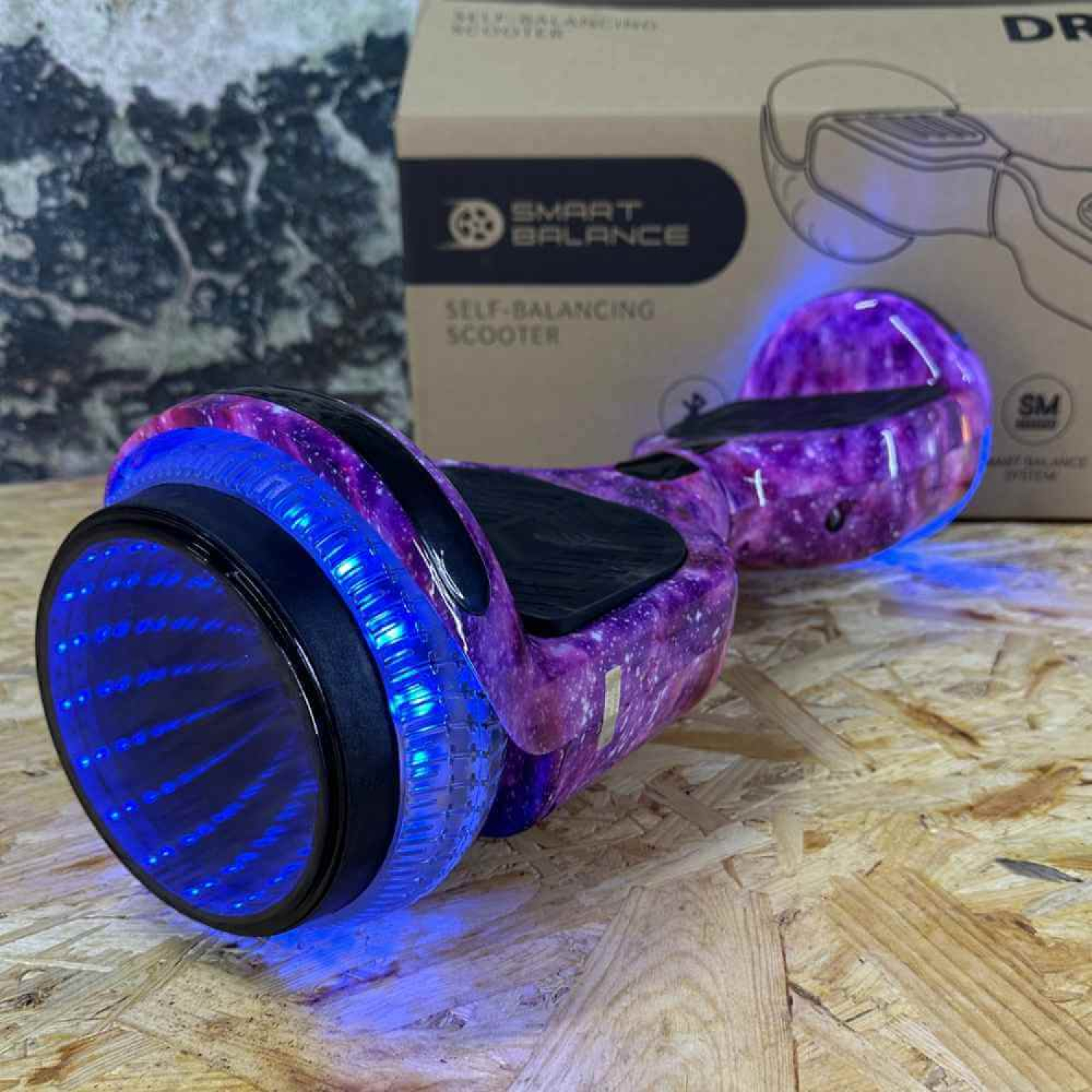 Гироборд Гироскутер НОВИНКА 2025 SMART BALANCE U6 Infinity Max 6.5' Фиолетовый Космос , Фото 2