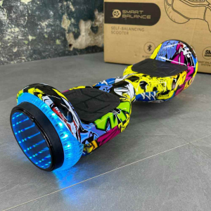 Гироборд Гироскутер SMART BALANCE U6 Infinity Max 6.5' Желтый Графити НОВИНКА 2025