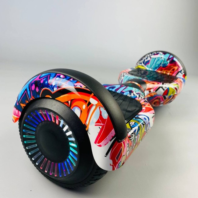 Гироборд Гироскутер Smart Balance 6.5'' Оранжевый граффити, Фото 2