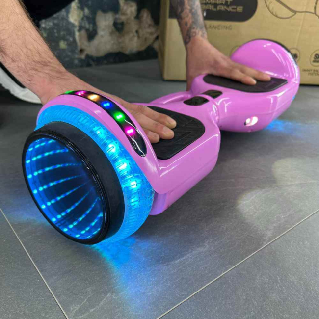 Гироборд Гироскутер SMART BALANCE U6 Infinity Max 6.5" Карамельно Розовый НОВИНКА 2025 ГОДА!, Фото 4
