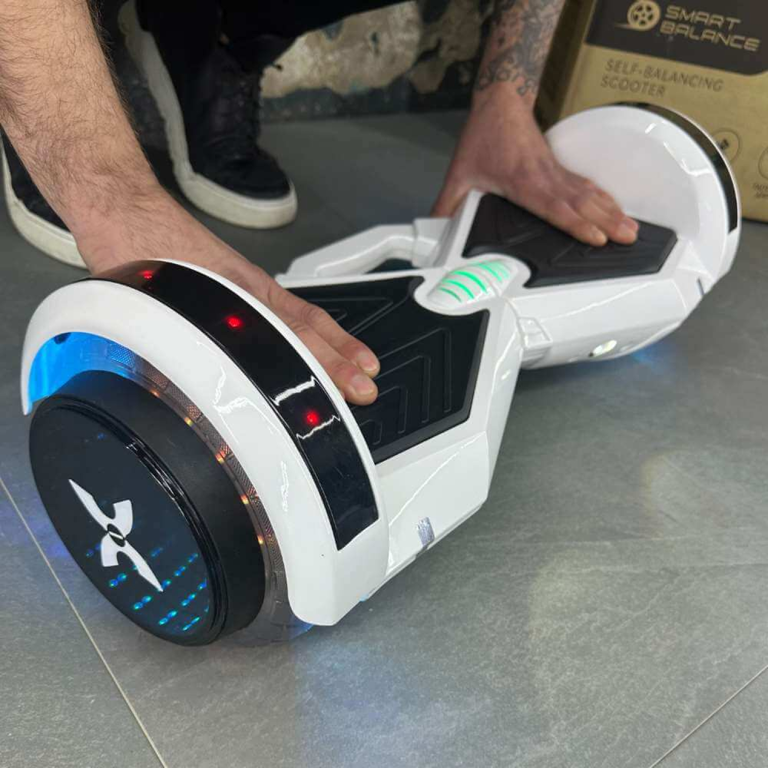 Гироборд Гироскутер SMART BALANCE U8 Infinity Max 8" Белый НОВИНКА 2025, Фото 5