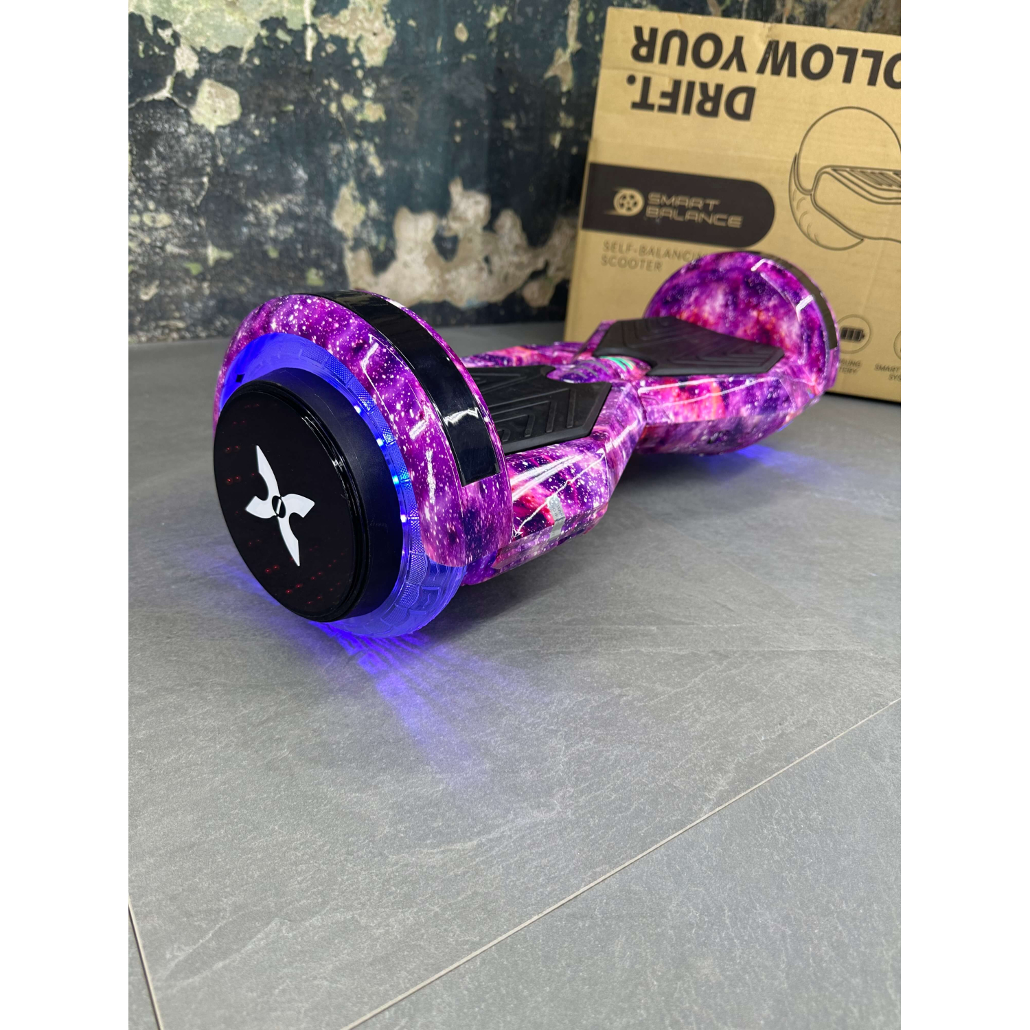 Гироборд Гироскутер SMART BALANCE U8 Infinity Max 8" Фиолетовый космос НОВИНКА 2024, Фото 7