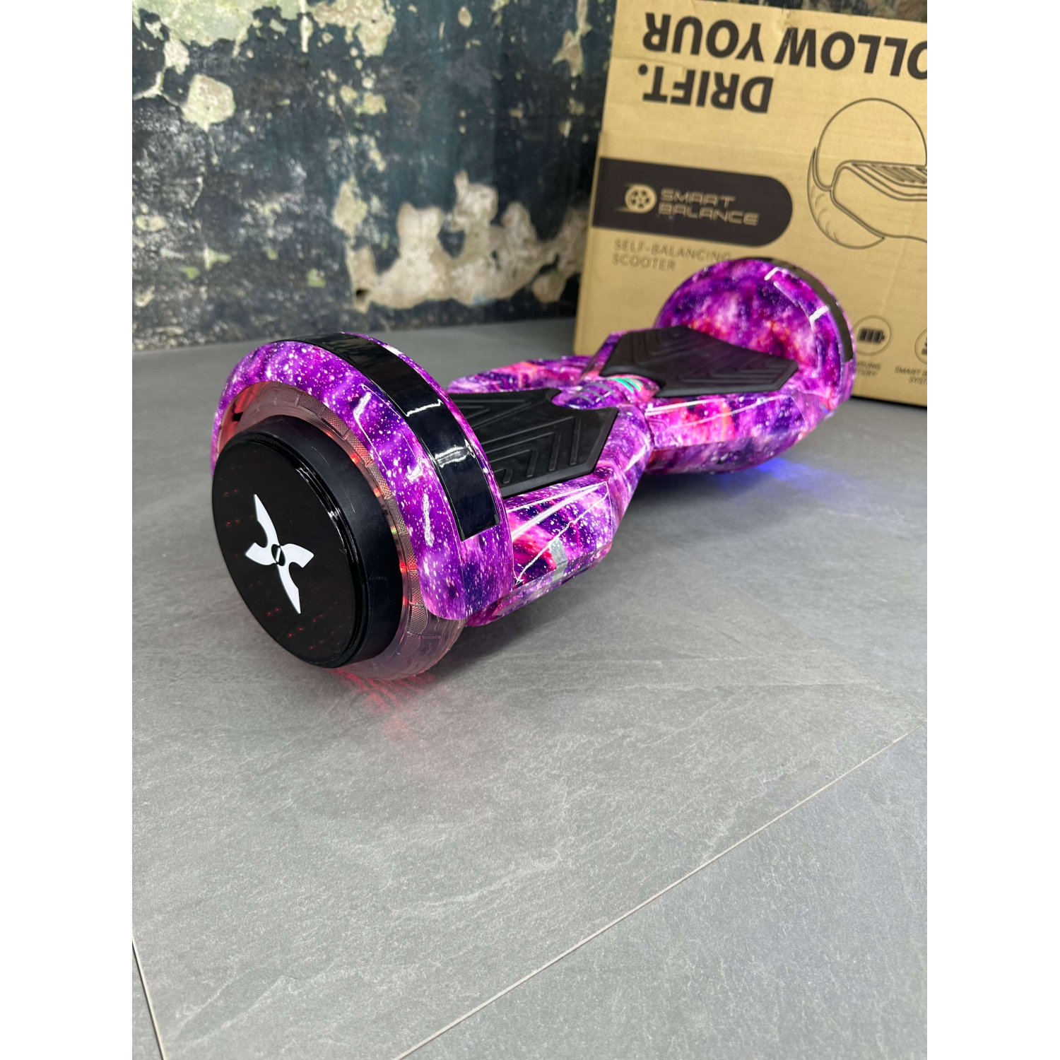 Гироборд Гироскутер SMART BALANCE U8 Infinity Max 8" Фиолетовый космос НОВИНКА 2024, Фото 1