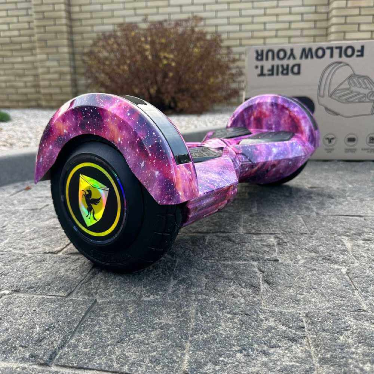 Гироборд Гироскутер SMART BALANCE 8 дюймов Lamborghini Розовый Космос , Фото 2