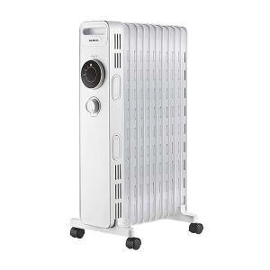 Масляный обогреватель LUXELL by Kumtel LUX-1225s, на 9 секций, White, 2000W