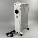 Масляный обогреватель LUXELL by Kumtel LUX-1225s, на 9 секций, White, 2000W, Фото 3