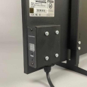 Керамічний інфрачервоний обігрівач (120x60 1100W) ZENHEISSER Max HT-1200 с терморегулятором, чорний матовий, Фото 2
