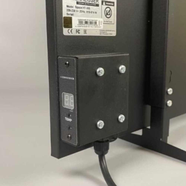 Керамічний інфрачервоний обігрівач (120x60 1100W) ZENHEISSER Max HT-1200 с терморегулятором, чорний матовий, Фото 2