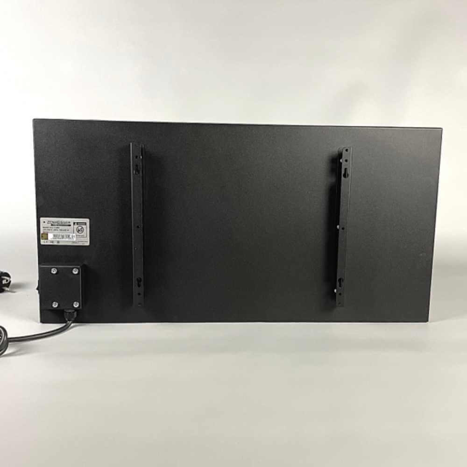 Керамический инфракрасный обогреватель (120x60 1100W) ZENHEISSER Max HT-1200 с терморегулятором, черный матовый, Фото 4