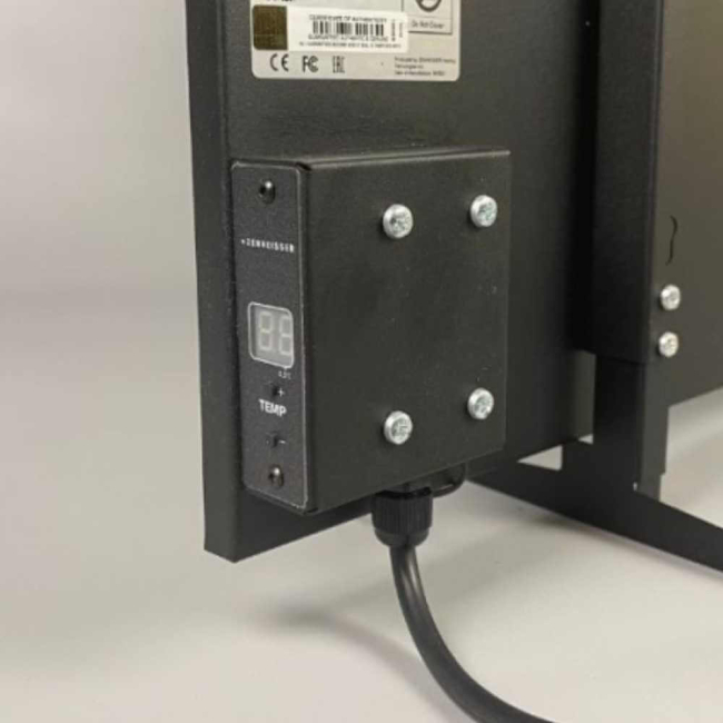 Керамічний інфрачервоний обігрівач (120x60 1100W) ZENHEISSER Max HT-1200 с терморегулятором, білий, Фото 6