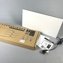 Керамический инфракрасный обогреватель (30x60 300W)  ZENHEISSER Eco H-300 с кнопкой, белый глянец, Фото 3