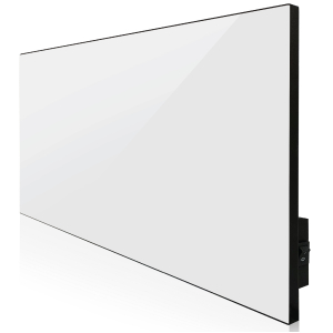 Керамический инфракрасный обогреватель (30x60 300W)  ZENHEISSER Eco H-300 с кнопкой, белый глянец