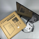 Керамический инфракрасный обогреватель (60x60 500W) ZENHEISSER Cube H-600 с кнопкой, черный глянец, Фото 1