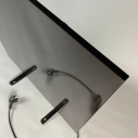 Керамический инфракрасный обогреватель (60x60 500W) ZENHEISSER Cube H-600 с кнопкой, черный глянец, Фото 5