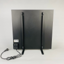 Керамический инфракрасный обогреватель (60x60 500W) ZENHEISSER Cube H-600 с кнопкой, черный глянец, Фото 2