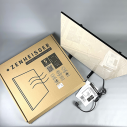 Керамический инфракрасный обогреватель (60x60 500W) ZENHEISSER Cube H-600 с кнопкой, белый глянец, Фото 2