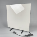 Керамический инфракрасный обогреватель (60x60 500W) ZENHEISSER Cube H-600 с кнопкой, белый глянец, Фото 1