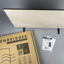 Керамічний інфрачервоний обігрівач (45x90 800W) ZENHEISSER Space H-900, бежевий камінь з терморегулятором, Фото 3