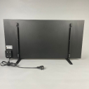 Керамічний інфрачервоний обігрівач (45x90 800W) ZENHEISSER Space HT-900 з терморегулятором, чорний глянець, Фото 2