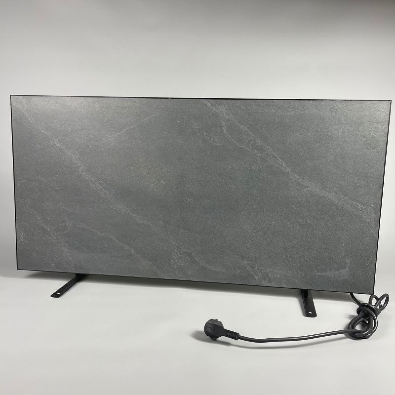 Керамический инфракрасный обогреватель (45x90 800W) ZENHEISSER Space HT-900 с терморегулятором, черный глянец, Фото 1