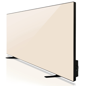 Керамічний інфрачервоний обігрівач (120x60 1100W) ZENHEISSER Max H-1200 з кнопкою, бежевий глянець