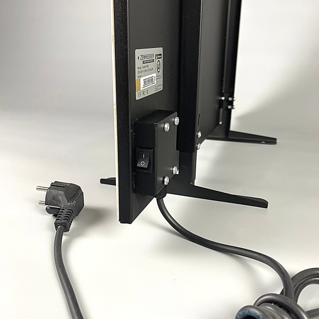 Керамічний інфрачервоний обігрівач (120x60 1100W) ZENHEISSER Max H-1200, бежевий глянець, Фото 3