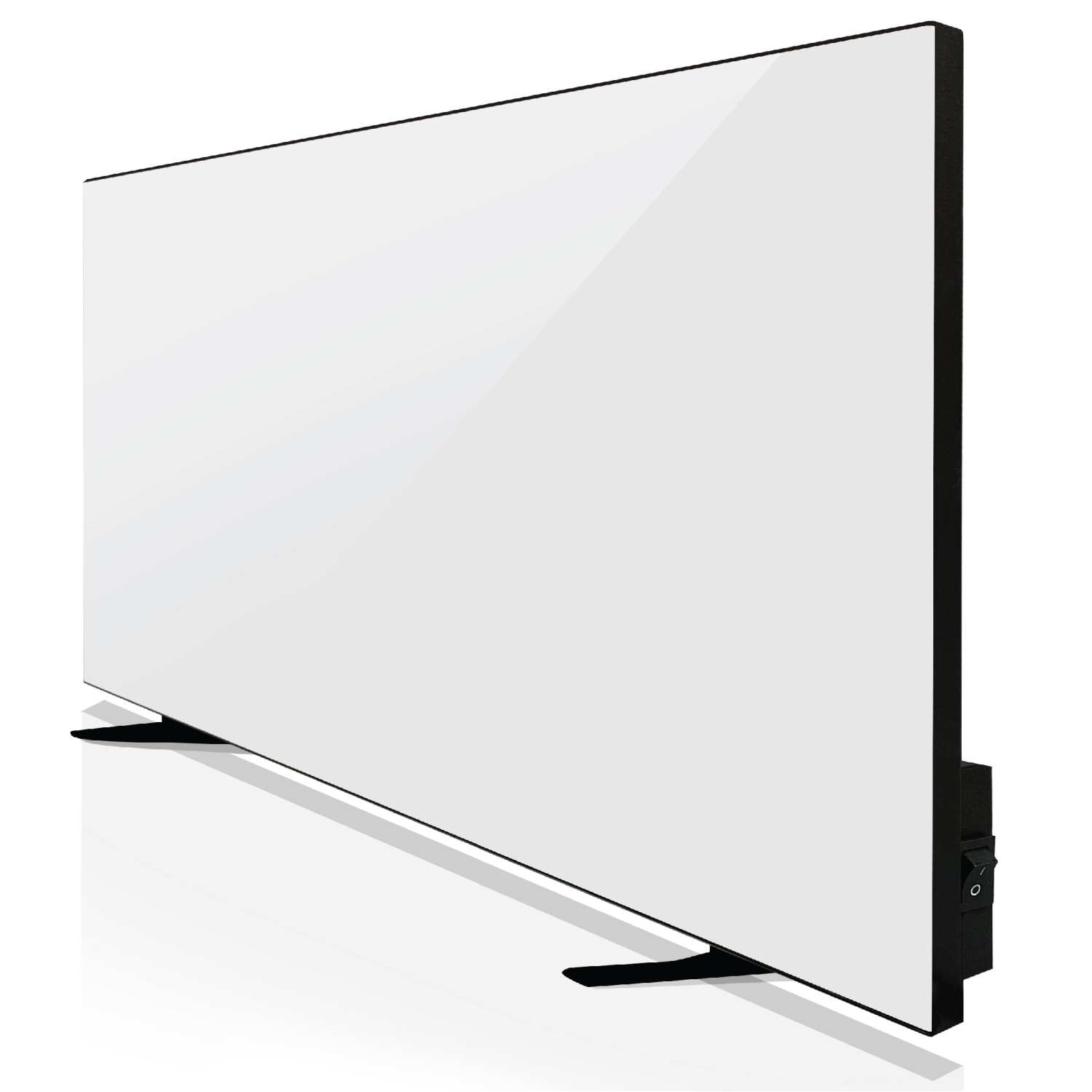 Керамический инфракрасный обогреватель (120x60 1100W) ZENHEISSER Max H-1200 с кнопкой, белый глянец, Фото 1