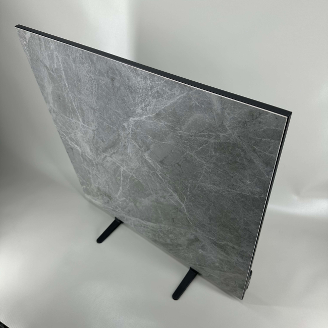 Керамический инфракрасный обогреватель (60x60 500W) ZENHEISSER Cube H-600 с кнопкой, серый камень, Фото 4