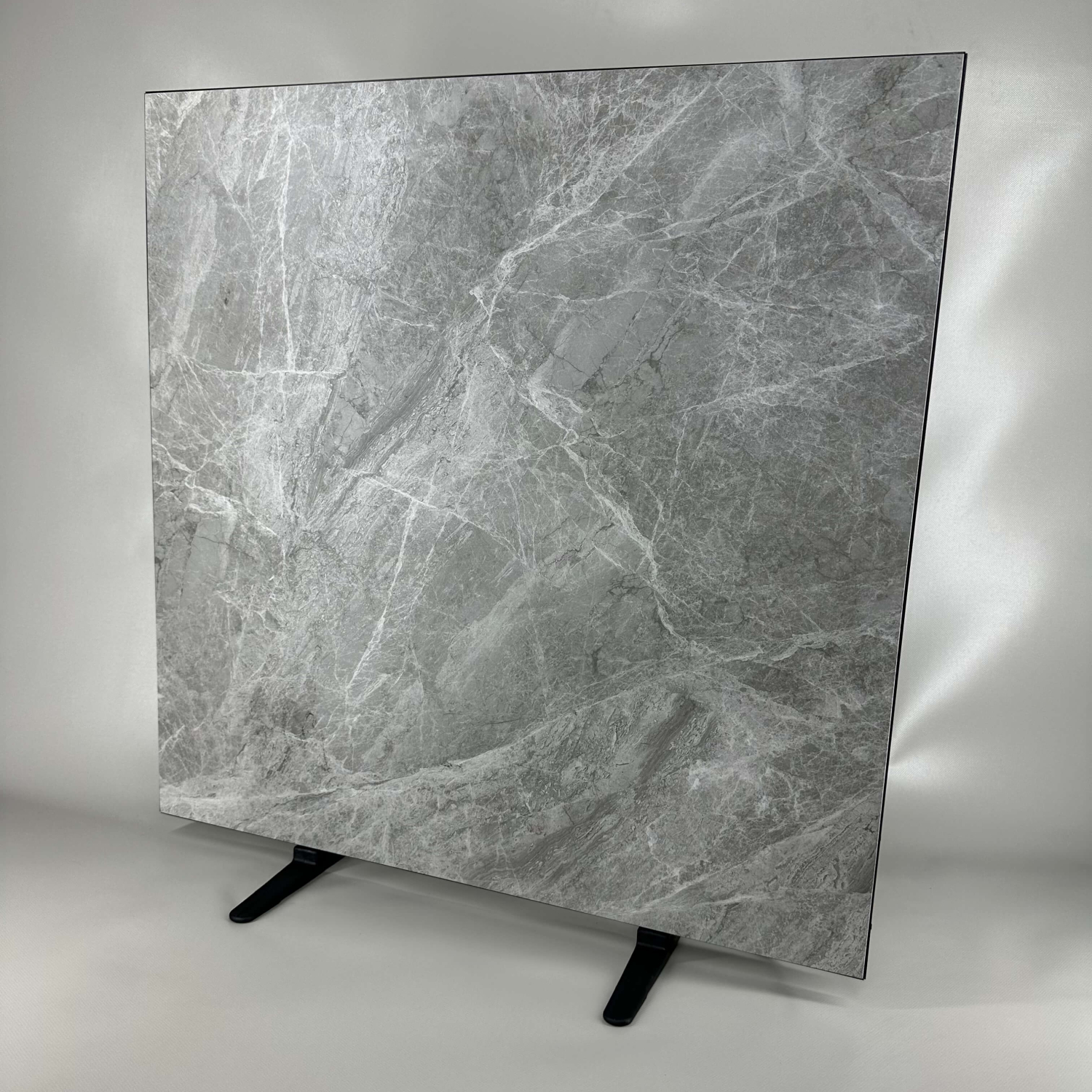 Керамический инфракрасный обогреватель (60x60 500W) ZENHEISSER Cube H-600 с кнопкой, серый камень , Фото 1