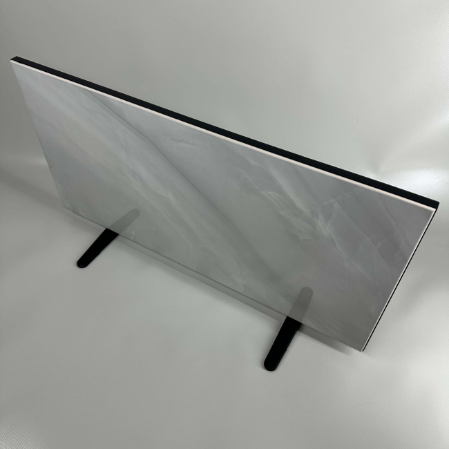 Керамический инфракрасный обогреватель (30x60 300W) ZENHEISSER Eco H-300 с кнопкой, серый мрамор, Фото 3