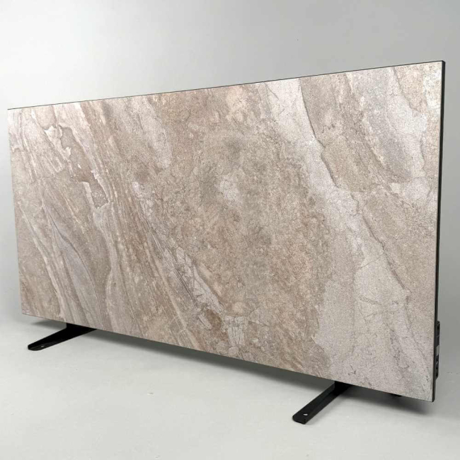 Керамический инфракрасный обогреватель (45x90 750W) ZENHEISSER Space HT-900 бежевый камень NEW, с терморегулятором, Фото 1
