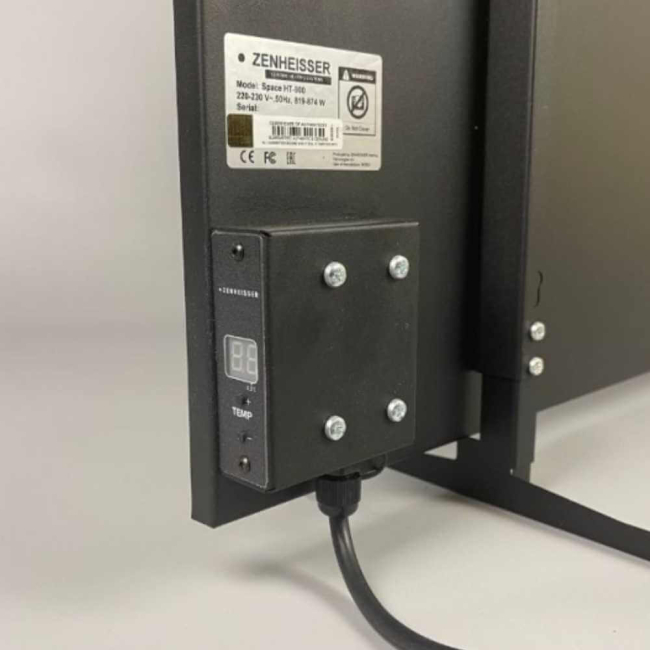 Керамический инфракрасный обогреватель (45x90 750W) ZENHEISSER Space HT-900 бежевый камень NEW, с терморегулятором, Фото 6