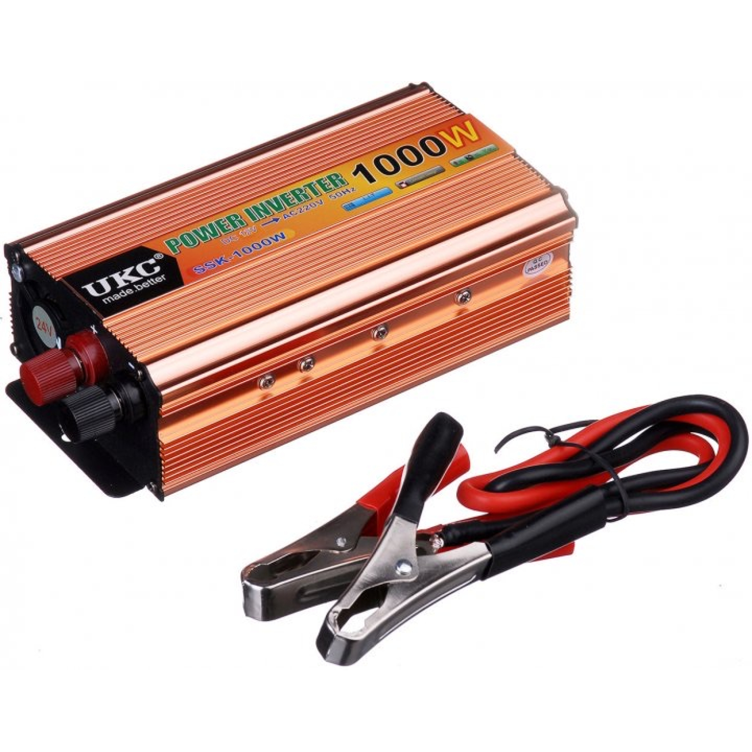 Инвертор преобразователь напряжения UKC 12-220V, 1000W, Фото 2