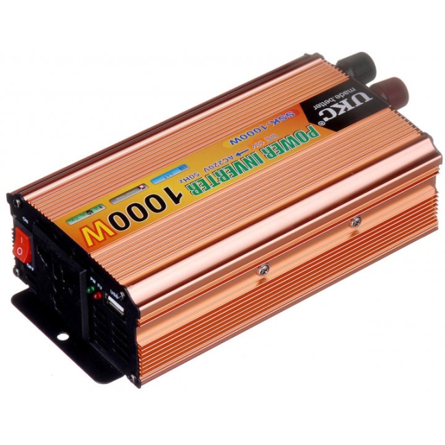Инвертор преобразователь напряжения UKC 12-220V, 1000W, Фото 4