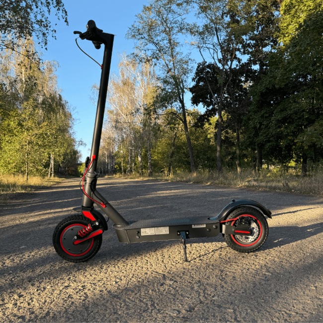 Електросамокат GIANT U9 Ultra S 12.4/13Ah 600W | Чорний, подвійна посилена пружинна підвіска, Фото 5