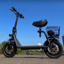 Електросамокат KUGOO C1 з сидінням та кошиком, Фото 3