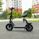 Електросамокат KUGOO C1 з сидінням та кошиком, Фото 4
