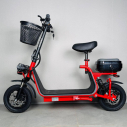 Електросамокат EVOBIKE Zen U12 800W червоний (12″ колеса, до 50 км, складаний, з сидінням), Фото 8