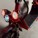 Електросамокат EVOBIKE Zen U12 800W червоний (12″ колеса, до 50 км, складаний, з сидінням), Фото 7