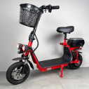 Електросамокат EVOBIKE Zen U12 800W червоний (12″ колеса, до 50 км, складаний, з сидінням), Фото 1
